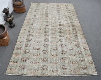 トルコラグ、4.6x8.1フィートのエリアラグ、ヴィンテージラグ