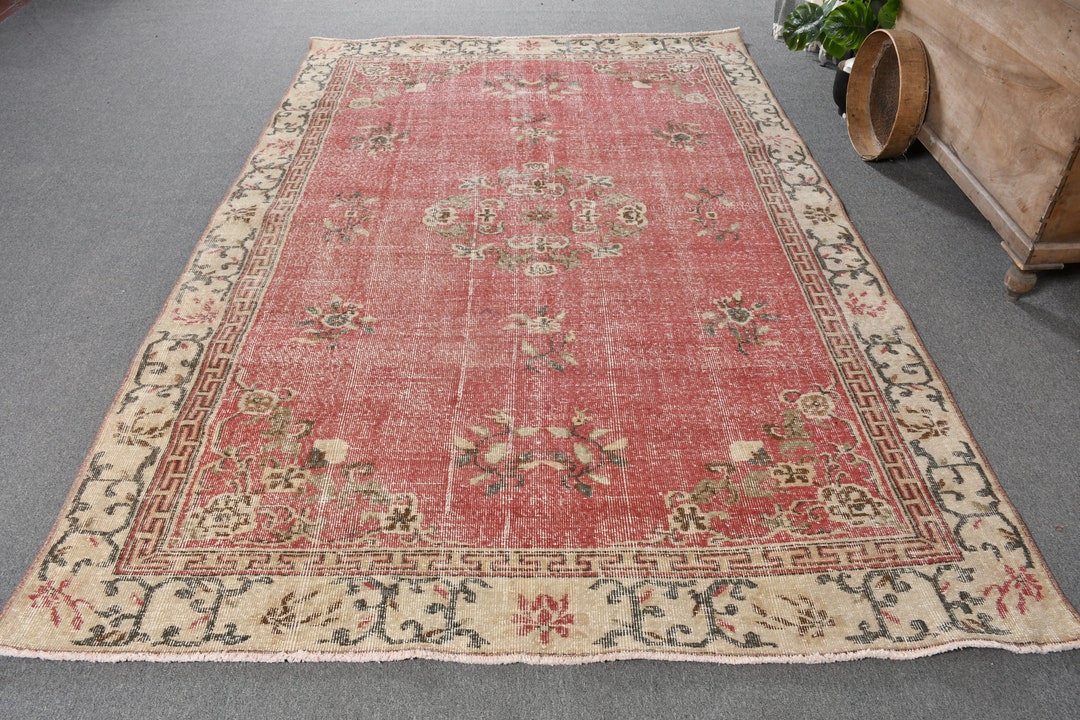 Large Turkish Rug Turkish Rug, Vintage Rug, 6x9 Ft Large Rugs, Anatolian Rug, Rugs for ...