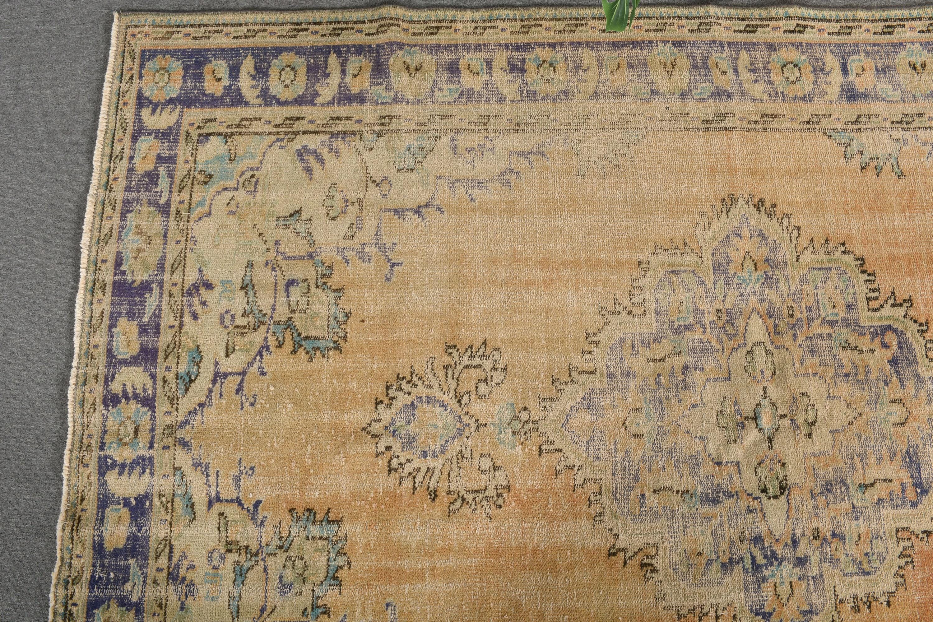 ヴィンテージ トルコ アナトリア ラグ 6 x 9 フィート、ハンドメイド