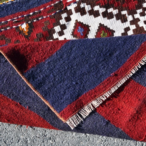 Small Kilim, shops Turkish Kilim, 2.7x4.1 feet, Vintage Kilim, Handmade Kilim, Oushak Kilim, Anatolian Kilim, Wool Kilim, Oriental Kilim, SN-6732