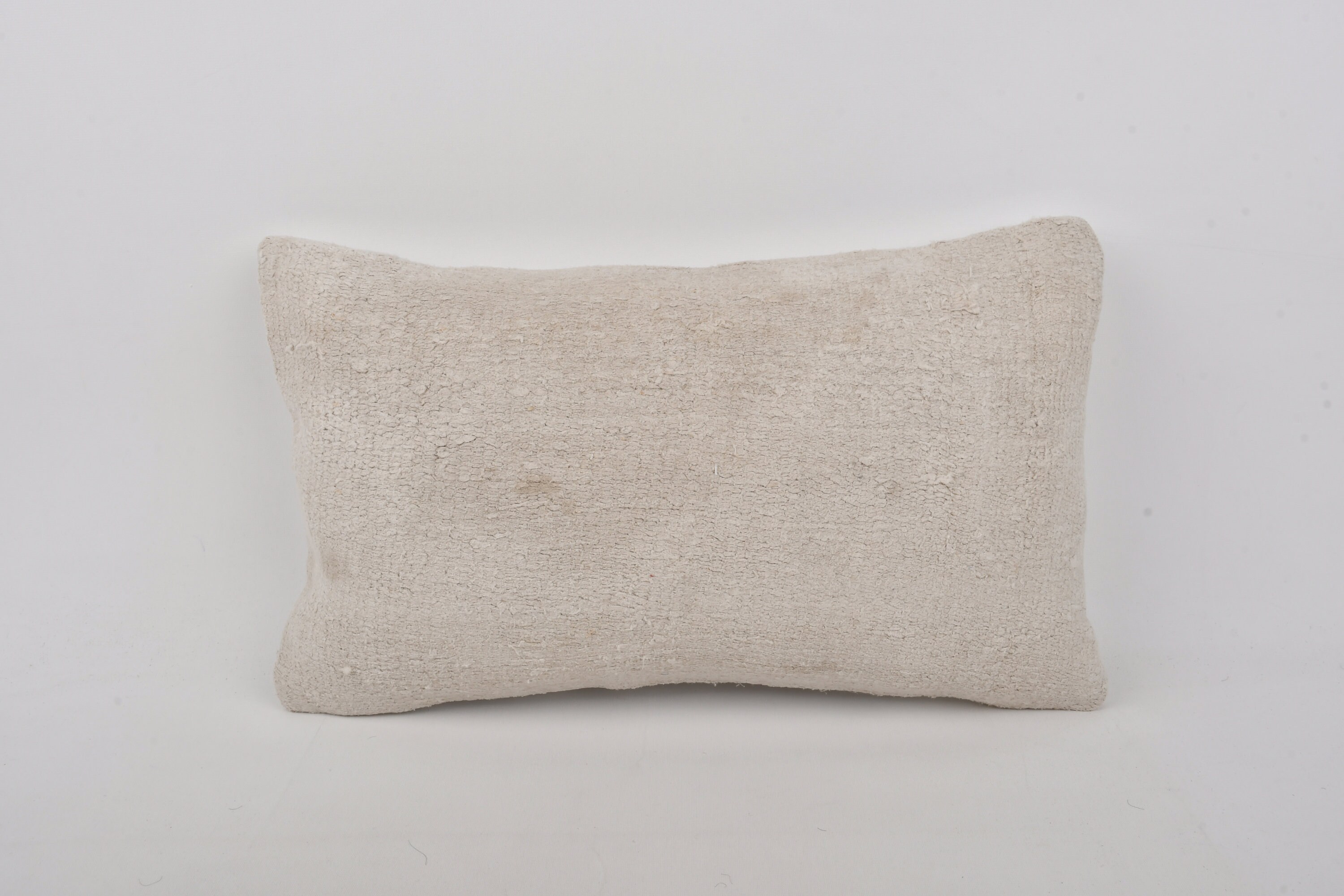 Vintage Kilim Throw Pillow, Interior Designer Pillow, 12x20 Kilim Pillow Cover, Gift Pillow, White Pillow, Bedding Pillow, Hemp Pillow,