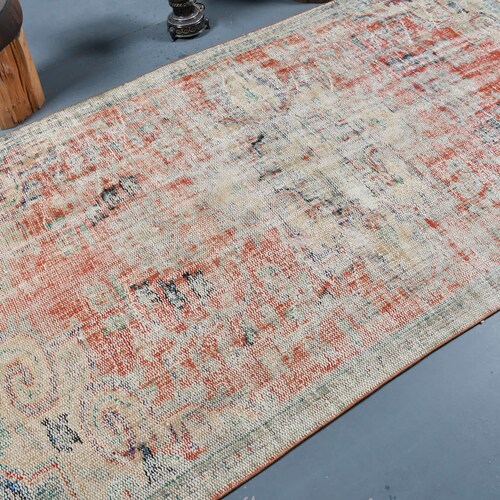 Turkish Rug, Vintage Rug, Area Rug, Antique Carpet, 52x91 inches Red Carpet, Decorative Floor shops Rugs, Outdoor Indoor Carpet, 10576
