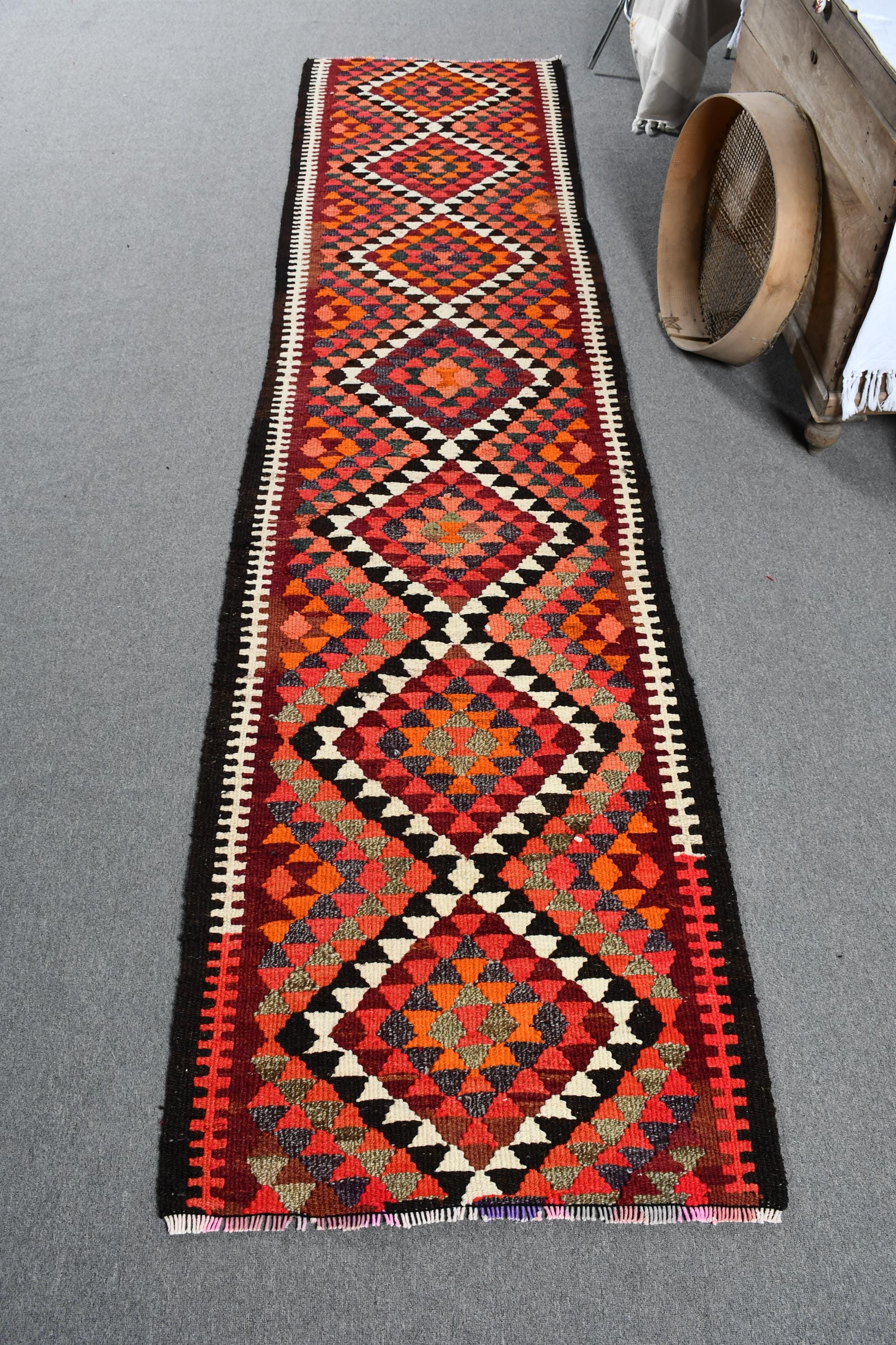 Aztec Turkish Kilim, Vintage Kilim, Herki Runner Kilim, Anatolian