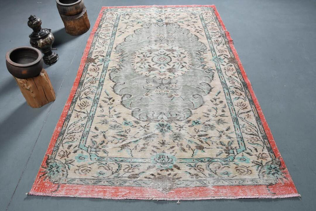 トルコ絨毯、ヴィンテージ大型絨毯、手作りカーペット、オリエンタル