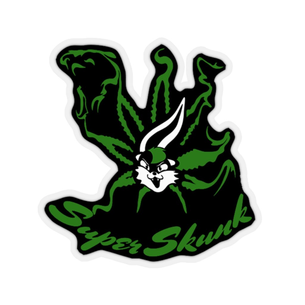 Cannabis Indica-super Skunk Strain Sticker - Etsy UK