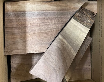 Beautiful  BLACK WALNUT Lumber Board 4  Pack Set 2" x 2" x 25" Turning Wood 