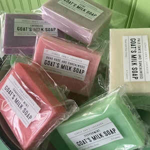 Handmade Goat's Milk Soap: Raw Honey,Essential and Fragrance Oils