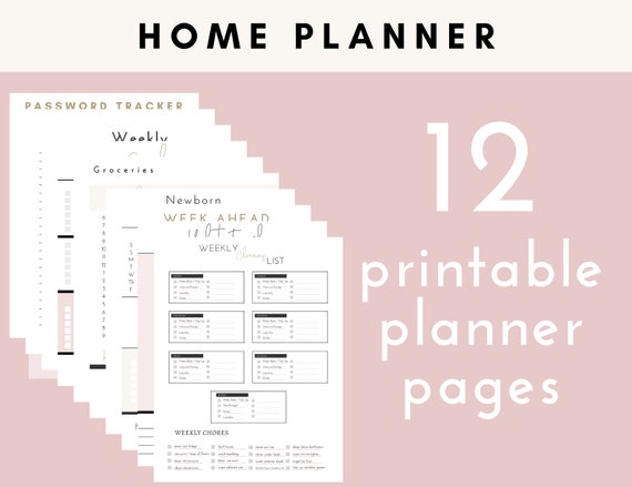 Mom Planner Printable Kit l Goals and Organization in your