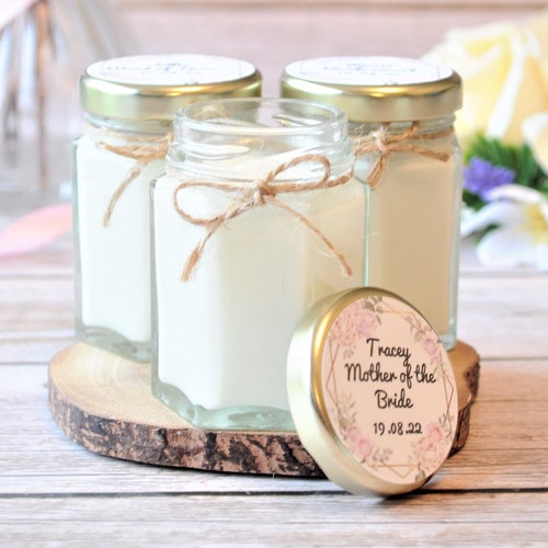 Personalised Birthday Favours Scented Mini Candle Party Etsy UK