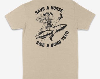 Camiseta vaquera técnica antibombas unisex Bomb Squad EOD