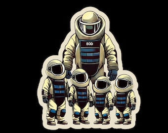 Escuadrón de bombas adhesivas de la familia EOD de cuatro