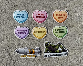 Paquete de pegatinas del Día de San Valentín 2026 Mega Pack EOD Bomb Squad