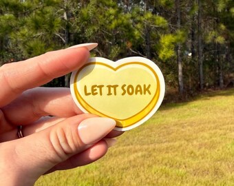 Déjalo remojar Corazón de caramelo Día de San Valentín Pegatina Bomba Escuadrón EOD