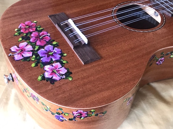 Ukulele guitare couleur arc-en-ciel cadeau musicien' Tapis de souris
