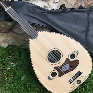 Arabic Oud: Turkish Oud with Abalone/Scroll Design image 5