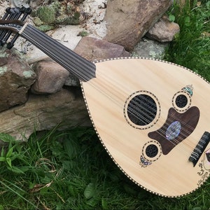 Arabic Oud: Turkish Oud with Abalone/Scroll Design image 1