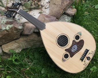 Arabic Oud: Turkish Oud with Abalone/Scroll Design