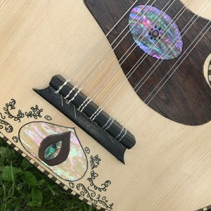 Arabic Oud: Turkish Oud with Abalone/Scroll Design image 2