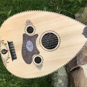 Arabic Oud: Turkish Oud with Abalone/Scroll Design image 4