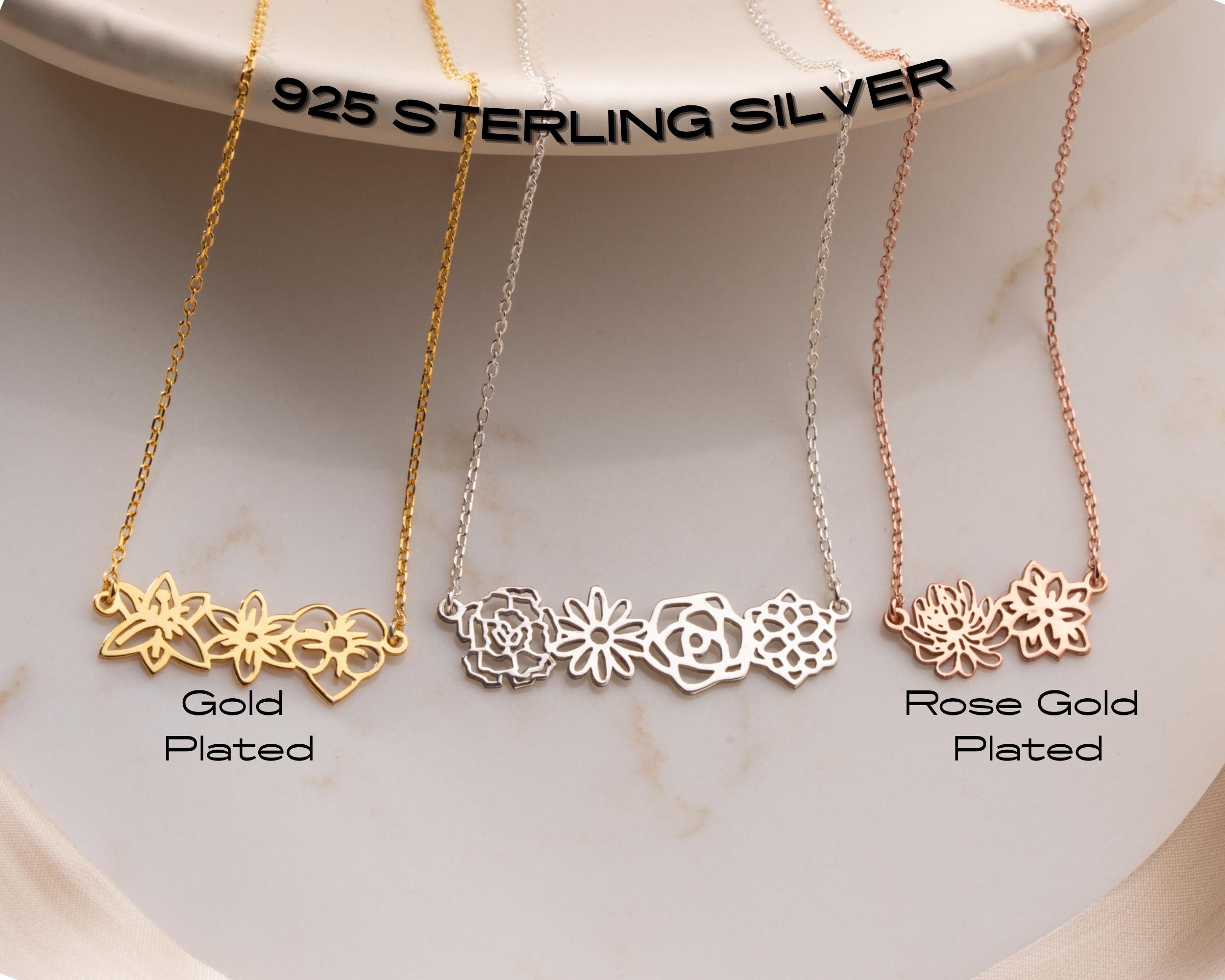 Collana In Argento Sterling 925 Con Topazio Rosa A Cuscino Gemma 10mm