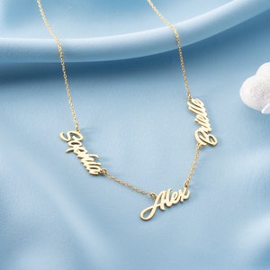 Sterling Silver Name Necklace, Gold name necklace, Perfect Gift for Her, Personalized Gift, Custom name necklace, Necklace with name