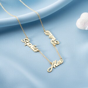 Sterling Silver Name Necklace, Gold name necklace, Perfect Gift for Her, Personalized Gift, Custom name necklace, Necklace with name