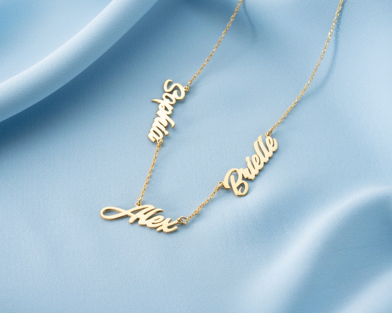 Sterling Silver Name Necklace, Gold name necklace, Perfect Gift for Her, Personalized Gift, Custom name necklace, Necklace with name