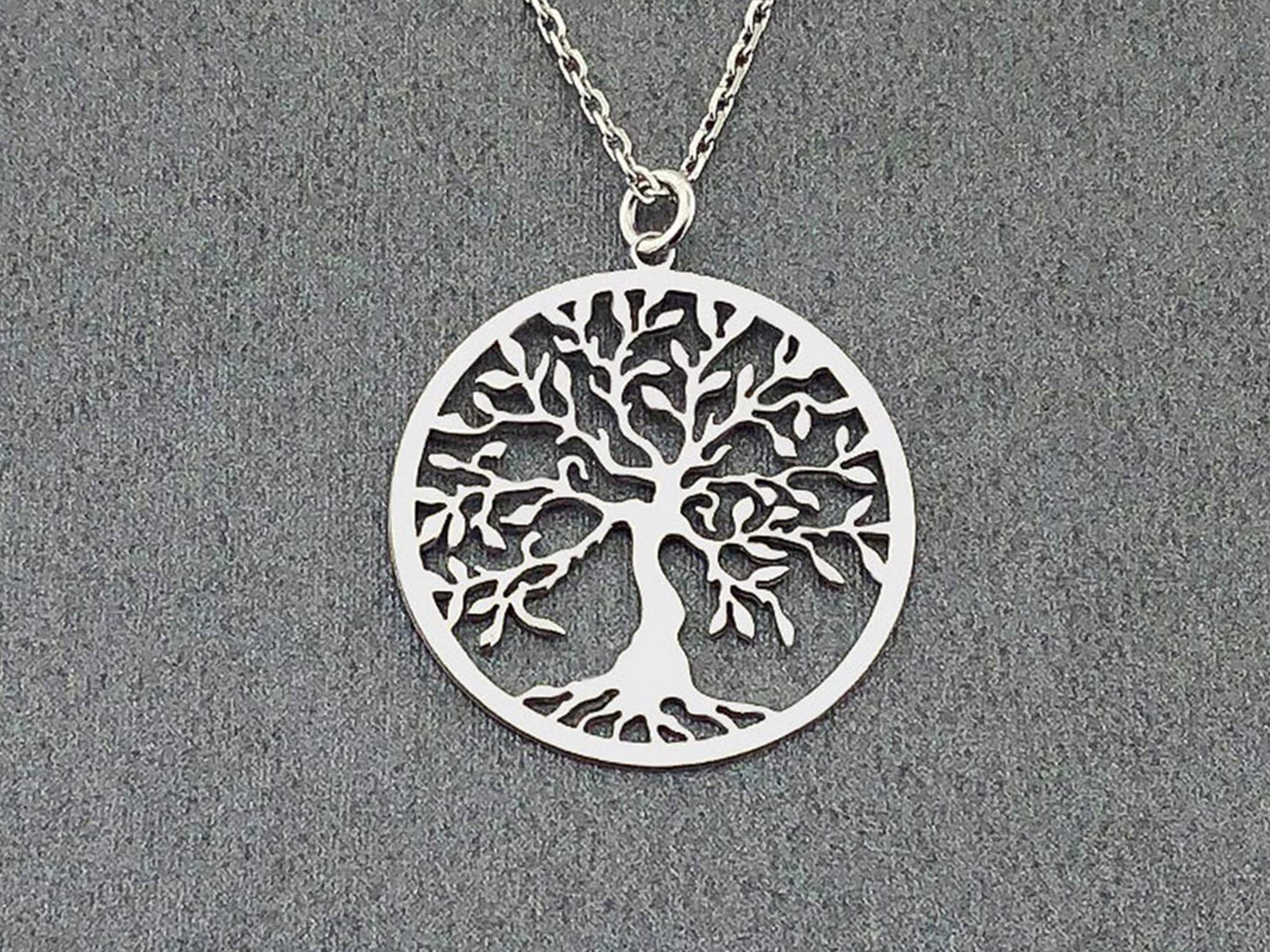 Tree of Life Sterling Silver Necklace for Ashes