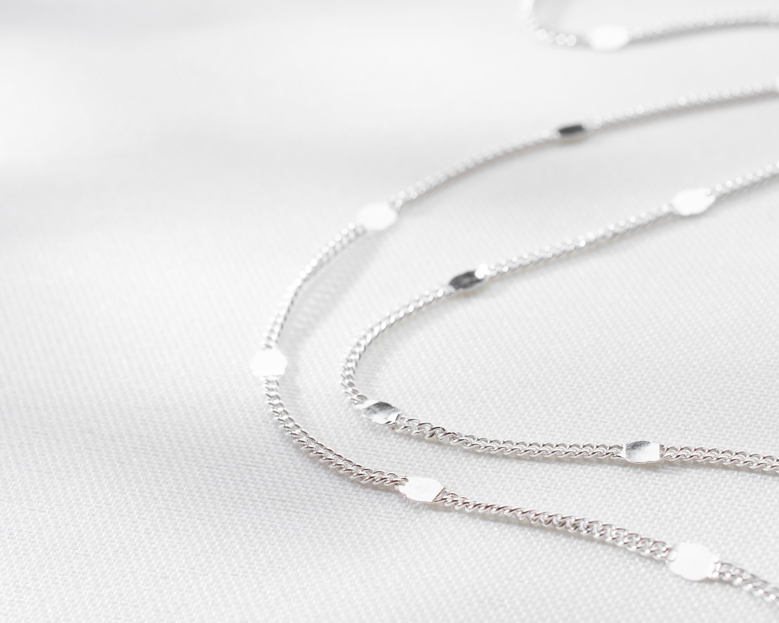 Disc Station Necklace Mini Station Necklace Multi Disc Etsy