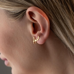 Pendientes con placa de nombre de oro Pendientes con nombre personalizado Pendientes de plata escritos a mano Lindos pendientes de diario Pendientes con nombre de mamá