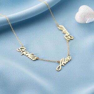 Sterling Silver Name Necklace, Gold name necklace, Perfect Gift for Her, Personalized Gift, Custom name necklace, Necklace with name