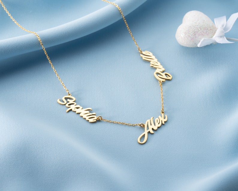 Sterling Silver Name Necklace, Gold name necklace, Perfect Gift for Her, Personalized Gift, Custom name necklace, Necklace with name