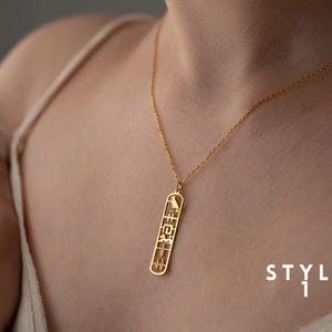 925 Silver Personalized Egyptian Hieroglyphic Name Necklace Egyptian Hieroglyphic Cartouche Name Pendant Ancient Egyptian Script Name Plate