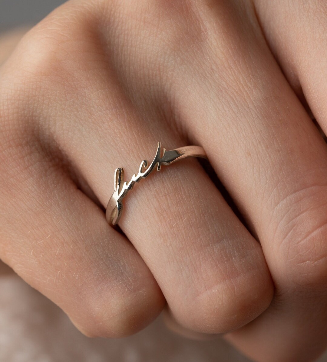 Fuck You Anneaux, 2pcs Rotatif Contrôle De L'humeur Fuck Off