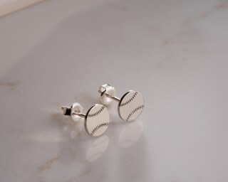 Orecchini A Bottone Da Basket In Argento Sterling 925, Per Donna, Gioielli A Forma Di Canestro E Pallone, Regalo Per Appassionate Di Sport