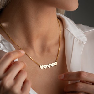 Colar com nome de coração Colar inicial dourado Colar com nome de família em forma de coração Colar com nome cursivo inicial Colar com vários nomes e letras