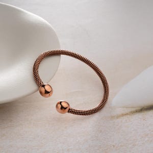 Tensor copper Bracelet, Healing Copper Bracelet, Adjustable Unisex Cuff, Handmade Unisex Adjustable Cuff with Custom Initials