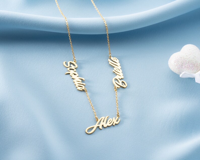 Sterling Silver Name Necklace, Gold name necklace, Perfect Gift for Her, Personalized Gift, Custom name necklace, Necklace with name