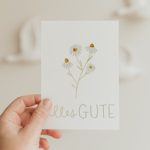 Postkarte Geburtstag Kamille A6 Karte Kindergeburtstag Postkarte Kinder Postkarte Geburtstag Geburtstagskarte Geburtstagsgeschenk Tier Karte