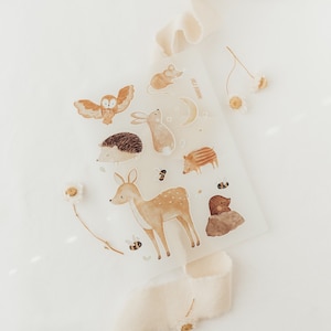 Bügelbilderset Waldtiere A5 Bügelpatches Bilder zum aufbügeln Aufnäher Patches Bügelbild Bügelbilder Kinder Hej Hanni Stoff Kinderposter