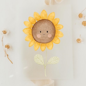 Bügelbild Sonnenblume Sommer Motiv Sommer T-Shirt Kinder Bügelpatch Bilder zum aufbügeln Aufnäher Patch Bügelbilder Bügelbild Shirt Kinder