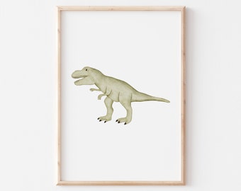 Poster Dinosaur Set A4 Children's Poster Poster Children's Room Poster Baby Gift Boy Poster Children Dinosaur Poster Decoration Children's Room Dino