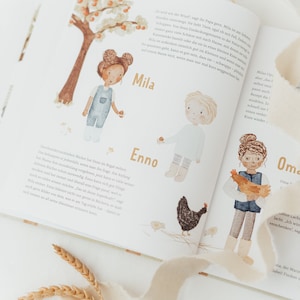 Children's book Enno and Mila on the farm Children's book from 3 years Hardcover 44 pages picture book Reading book Farm Book for children image 4