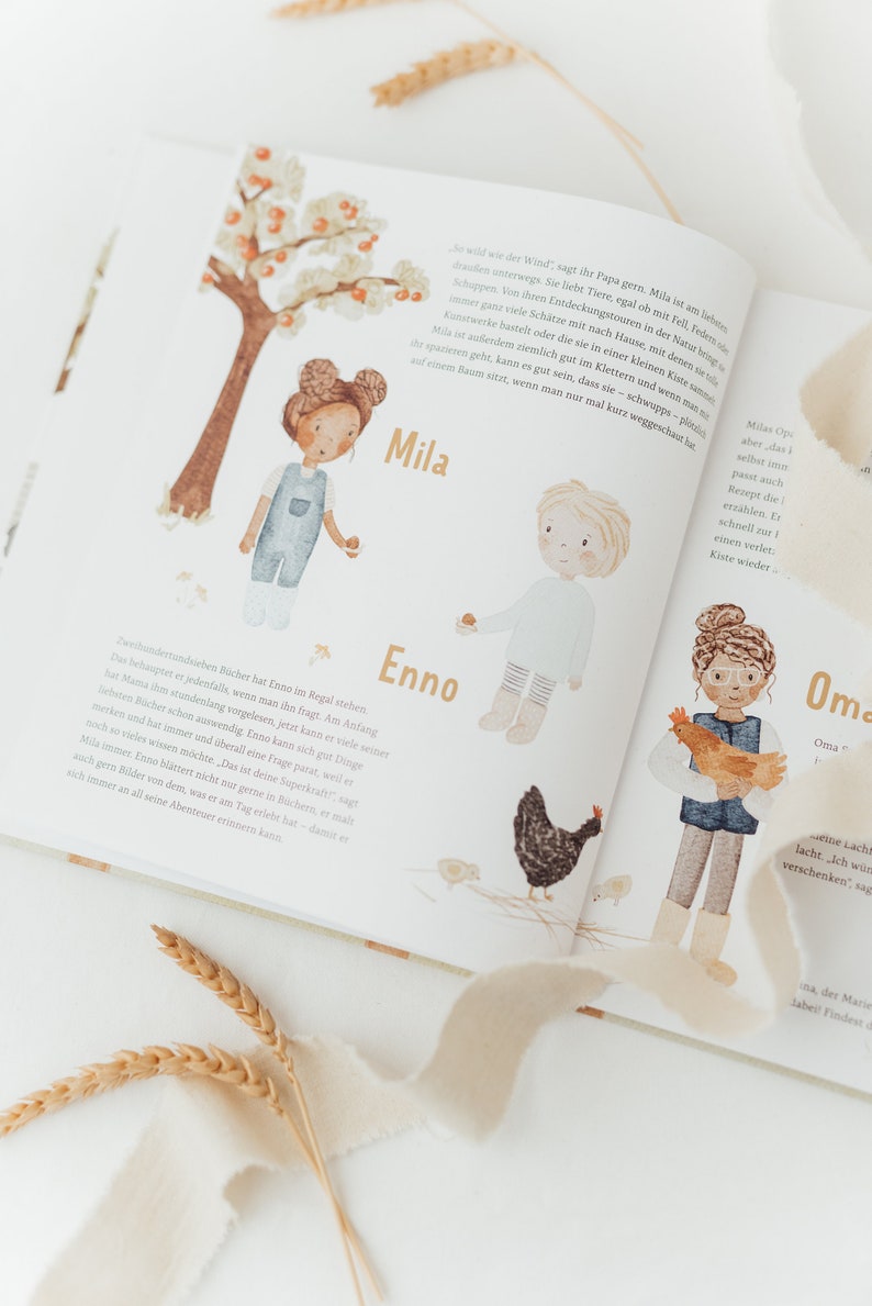 Children's book Enno and Mila on the farm Children's book from 3 years Hardcover 44 pages picture book Reading book Farm Book for children image 4