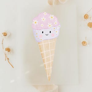 Bügelbild Eis rosa Sommer Motiv Sommer T-Shirt Kinder Bügelpatch Bilder zum aufbügeln Aufnäher Patch Bügelbilder Bügelbild Shirt Kinder