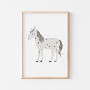 Poster Pferd Bauernhof A4 A3 Kinderposter Poster Pferd Kinderzimmer Poster Baby Pferdeposter Poster Kinder Tierposter Bauernhoftiere