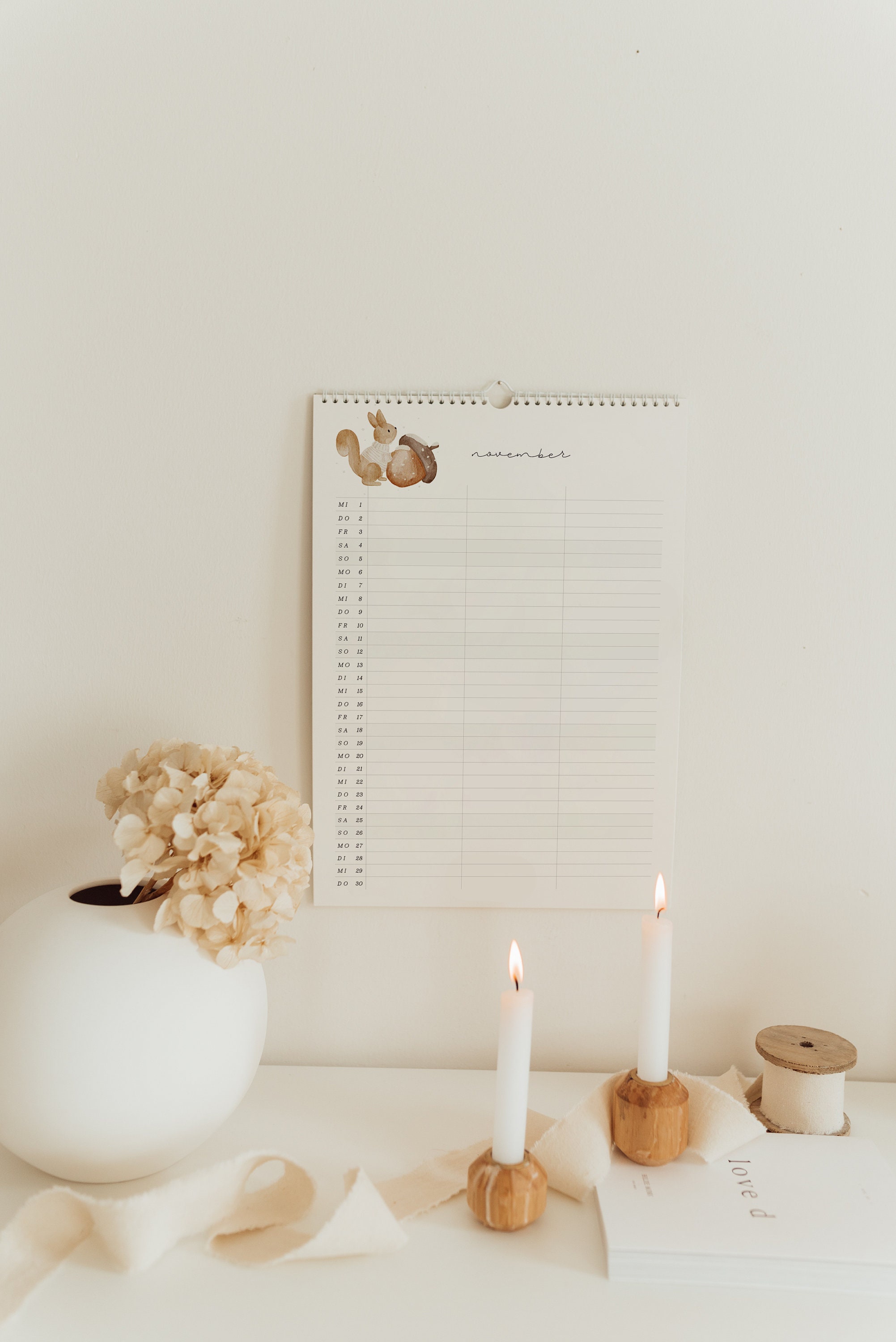 Paarkalender 2023 mit 3 Spalten Kalender 2023 Familienplaner - Etsy.de