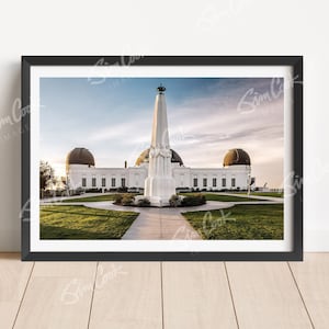 Griffith Observatory Photo, Griffith Park Los Angeles, Griffith Park L.A. - &quot;Griffith Sunrise&quot; Signed Print