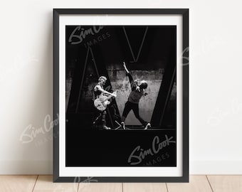 Depeche Mode 20x30" Print w Dave Gahan 5x7", Martin Gore, Music Photo, Photographer, Concert Photography, "Reach Out"