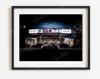 Arclight Cinerama Dome Photo, Hollywood Photography, Signed Print "Motion Picture"